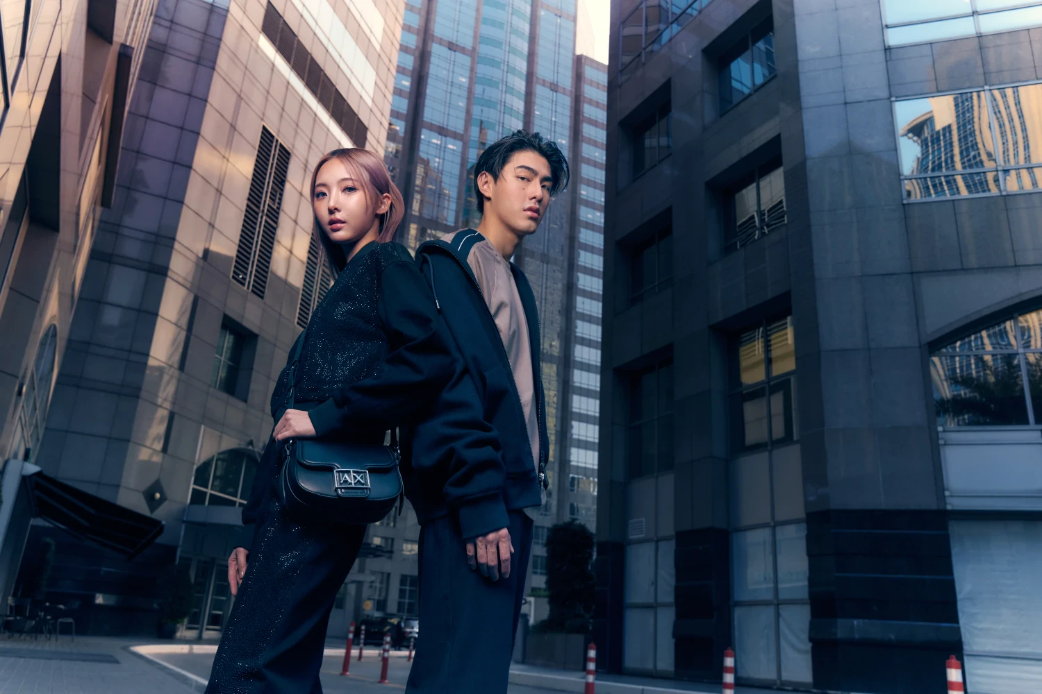 A|X Armani Exchange Unveils the “AFTER DARK EDITION” Collection Featuring Nene and Jaokhun Embracing the Allure of Black