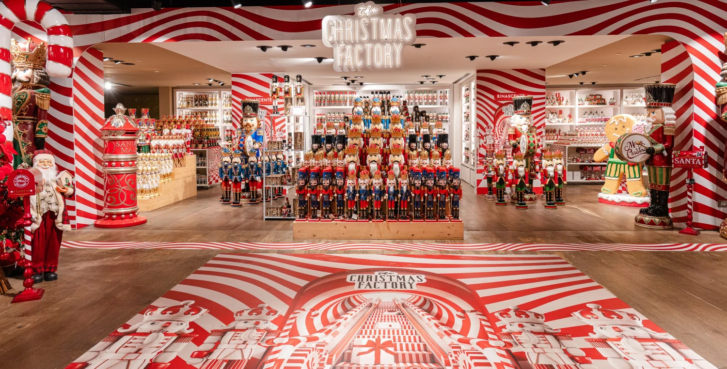 Exclusively at Central Retail’s Rinascente in Italy ‘The Christmas Factory’ is ready to open and bring you a dazzling Christmas spirit