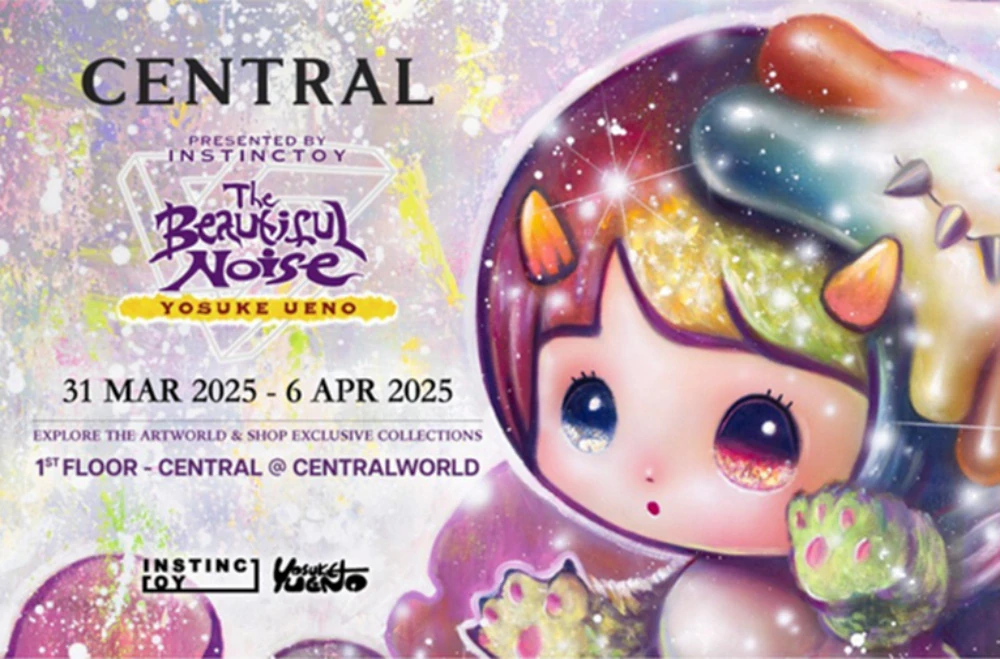 Central Department Store under Central Retail invites all to experience the contemporary art exhibition “The Beautiful Noise presented by INSTINCTOY” by Japanese artist “Yosuke Ueno”