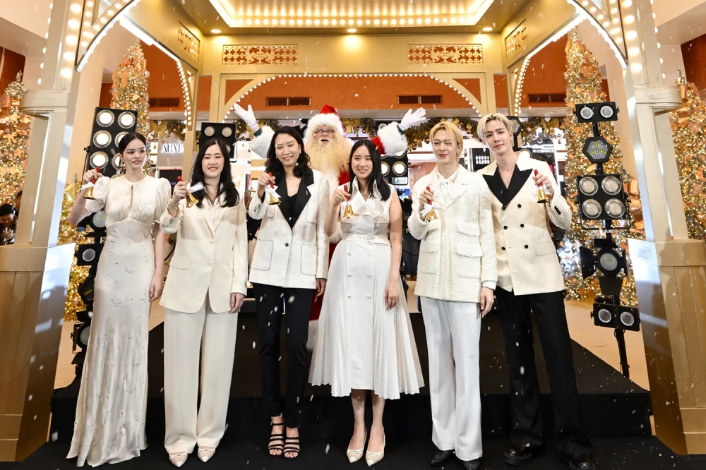Central Department Store, under Central Retail, Unveils ‘CHRISTMAS LIGHT UP WONDER’ Featuring superstars Zee Pruk, NuNew and Ally, Offering Thailand's Most Spectacular Holiday Gift Shopping Experience