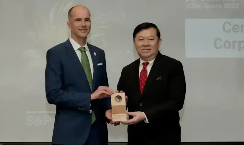 เซ็นทรัล รีเทล ก้าวสู่ความสำเร็จอีกขั้นด้านการยกระดับองค์กรสู่มาตรฐานความยั่งยืนระดับโลก