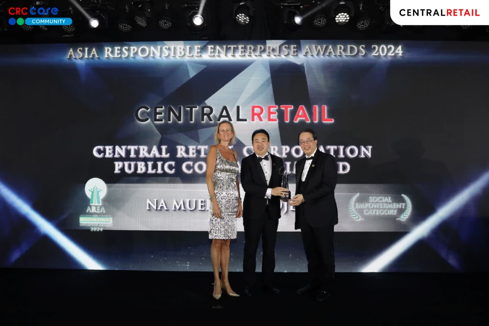 ยืนหนึ่งองค์กรต้นแบบด้านความยั่งยืน! เซ็นทรัล รีเทล ส่งโครงการ ‘นาหมื่นศรี’ คว้ารางวัลใหญ่บนเวทีโลก จาก Asia Responsible Enterprise Awards 2024