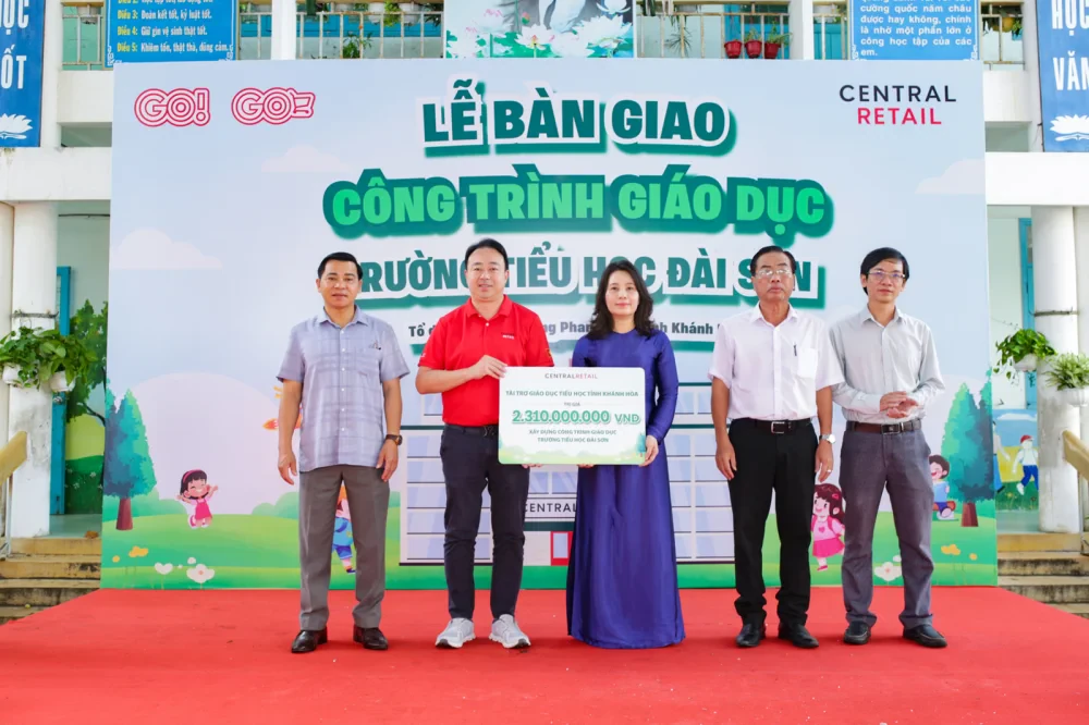 Central Retail Vietnam Inaugurates and Hands Over Educational Facilities Worth Over VND 2.3 billion to Dai Son Primary School, Khanh Hoa Province